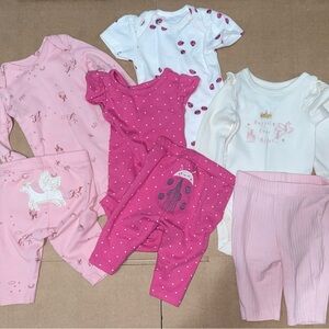 Carter's Pink Newborn Outfits